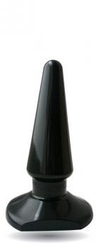Чёрная анальная пробка ANAL STIMULATOR - 7,7 см.