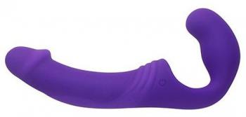 Фиолетовый безремневой вибрострапон - 21,5 см.