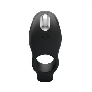 Черное кольцо на пенис с вибрацией Vibration Penis Sleeve