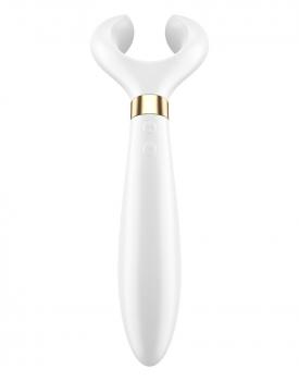 Белый вибромассажер для пар Satisfyer Endless Fun