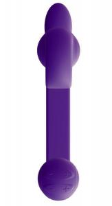 Уникальный фиолетовый вибромассажер-улитка для двойной стимуляции Snail Vibe