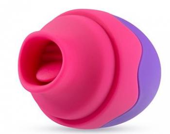 Фиолетовый вибростимулятор Flutter Tongue