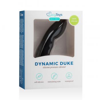 Черный вибростимулятор простаты Dynamic Duke