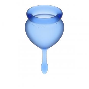 Набор синих менструальных чаш Feel good Menstrual Cup