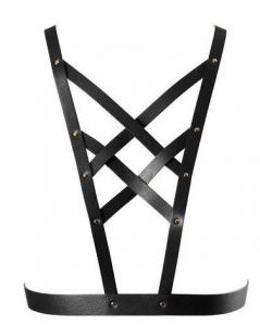 Чёрная упряжь MAZE Cross Cleavage Harness