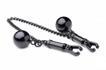 Зажимы для сосков с утяжелителями и цепочкой Clamps with Ball Weights and Chain