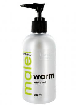 Лубрикант с согревающим эффектом MALE Cobeco Warm Lubricant - 250 мл.