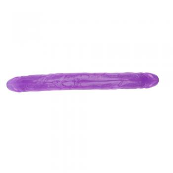 Фиолетовый двусторонний фаллоимитатор 12.8 Inch Dildo - 32,5 см.