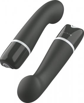 Черный G-вибростимулятор Bdesired Deluxe Curve - 15,2 см.