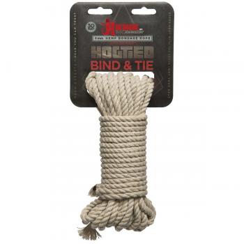 Бондажная пеньковая верёвка Kink Bind   Tie Hemp Bondage Rope 30 Ft - 9,1 м.