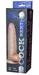 Фаллоимитатор COCK NEXT 6  с основанием-присоской - 17 см.