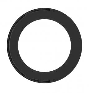Чёрное эрекционное кольцо No.42 Cockring