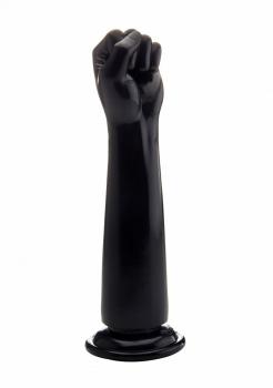 Чёрный кулак для фистинга Fisting Power Fist - 32,5 см.
